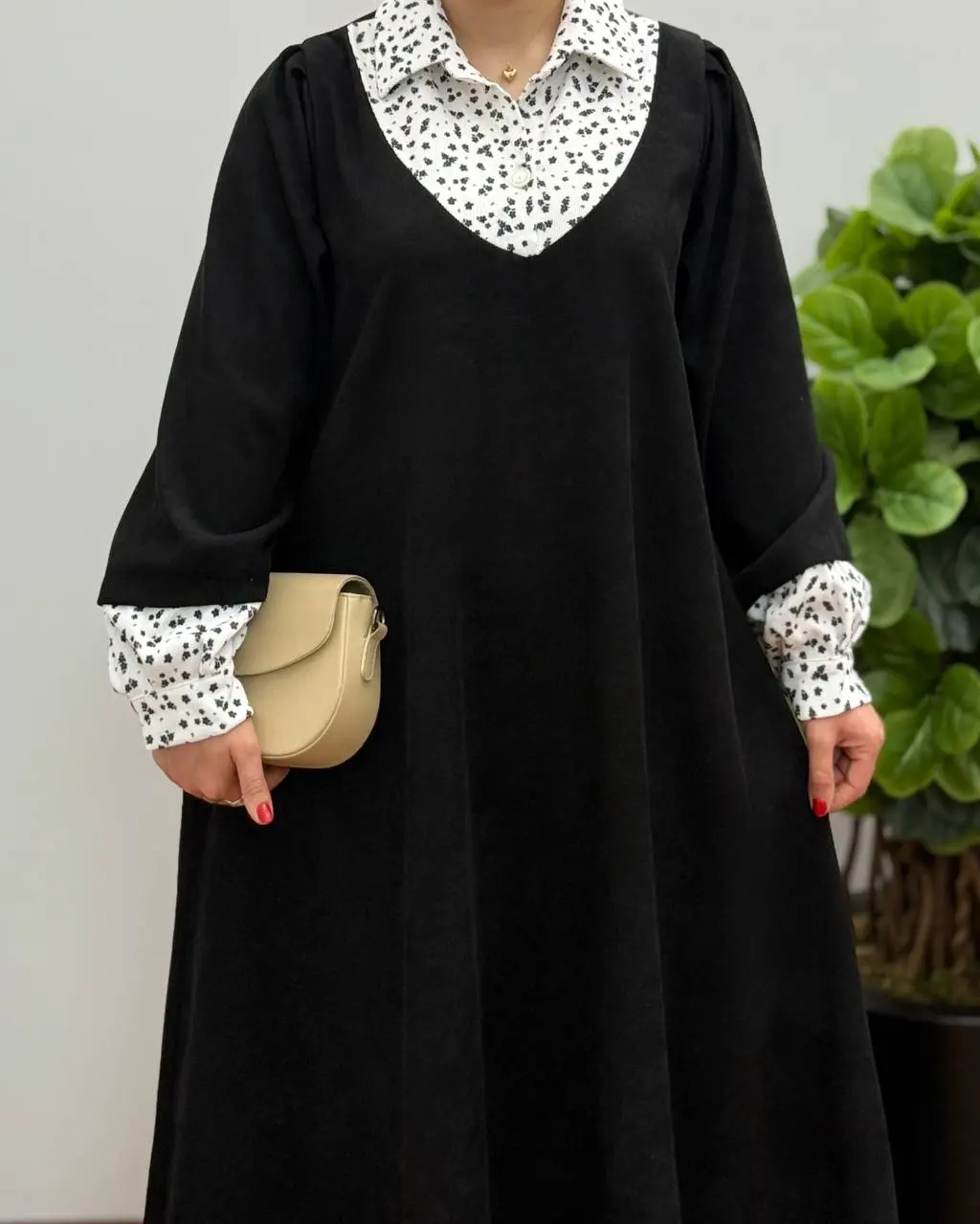 پیراهن مانتویی سوپر کلوش مهرانه ۴